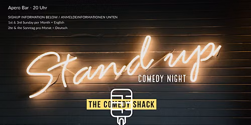 The Comedy Shack - English Stand-up Comedy @Apero