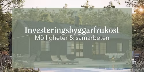 Att bygga f\u00f6r f\u00f6rs\u00e4ljning. Det \u00e4r smart.