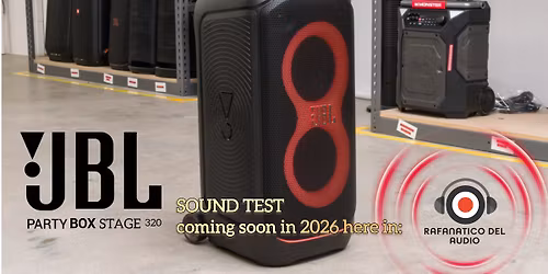 SOUND TEST JBL PARTYBOX STAGE 320