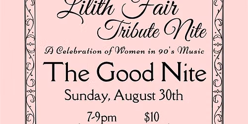 Lilith Fair Tribute Nite