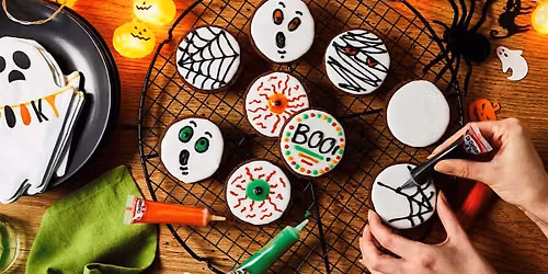 Kids' Halloween Biscuit Decorating