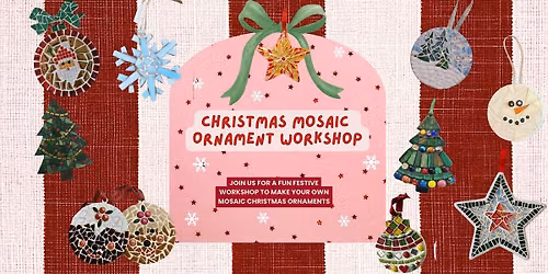 Mosaic Your Own Christmas Ornaments