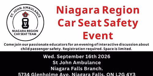 September 2026 Car Seat Safety Event