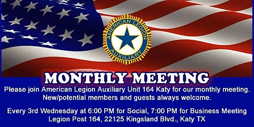 ALA Unit 164 Monthly Meeting