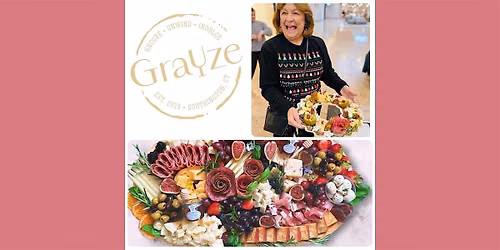 Chell's Charcuterie Holiday Wreath Class at Grayze Wine Bar
