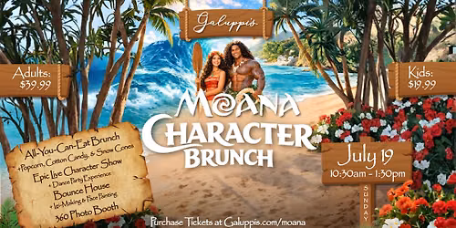 Moana Character Brunch
