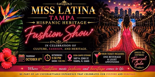Miss Latina Tampa Hispanic Heritage Fashion Show