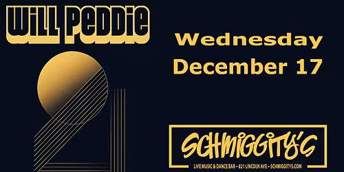 Will Peddie at Schmiggity's