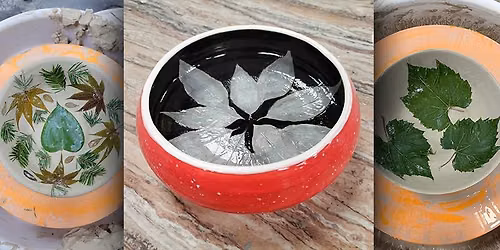 Pressed Leaf Bowl Wheel Workshop