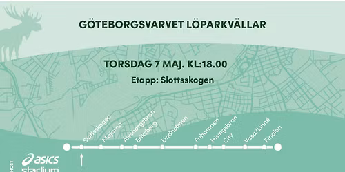 G\u00f6teborgsvarvet L\u00f6parkv\u00e4ll x ASICS & Stadium