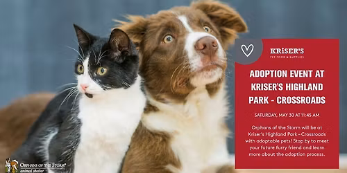 Adoption Event: Kriser's Highland Park- Crossroads 