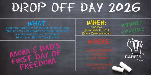 Drop off Day 2026