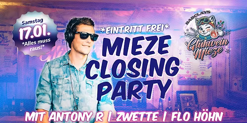 Gl\u00fchweinMieze Closing Party | Barclays Gera