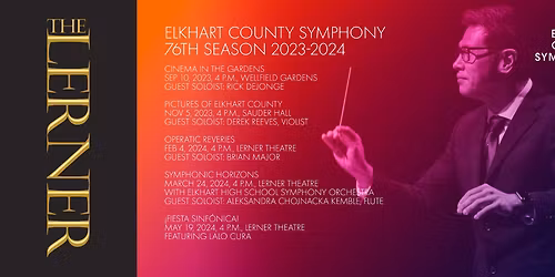 Elkhart County Symphony at The Lerner Theatre