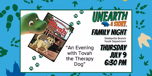 Family Night-An Evening with Tovah the Therapy Dog @ Shelbyville Youth Department