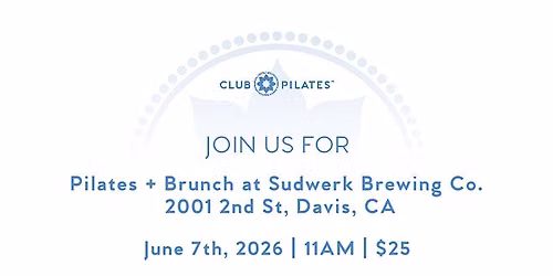 Sudwerk & Club Pilates - Mat Class October 4th 2026