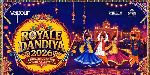 Royale Dandiya 2026 at Vapour Indiranagar