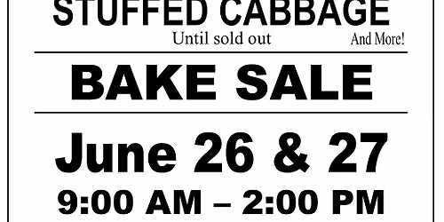 Flea Market & Food Sale