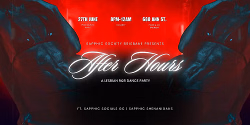 Lesbian\/Queer Event: After Hours RnB Event