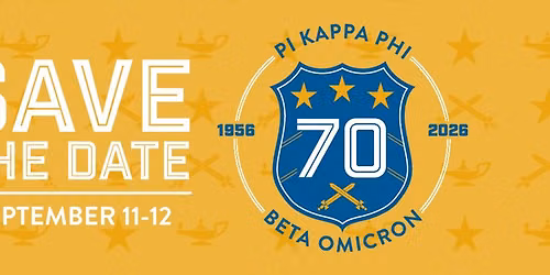 Beta Omicron Chapter 70th anniversary celebration