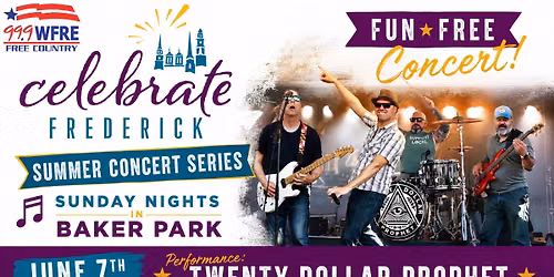 Summer Concert Series - Twenty Dollar Prophet — Baker Park Bandshell