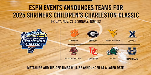 Shriners Childrens Charleston Classic - Friday Game 1 at TD Arena
