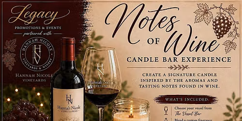 Notes of Wine \u2013 Candle Bar Experience