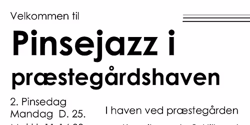Pinsejazz i pr\u00e6steg\u00e5rdshaven