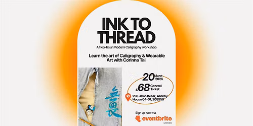 Ink to Thread Calligraphy Workshop