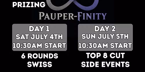Pauper-finity