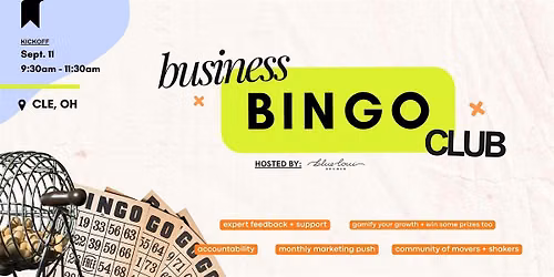 Business Bingo with Blue Loui Studio