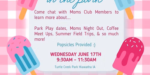 SAHM Popsicles in the Park 
