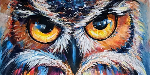 Bright Owl - Paint Evening in Colchester