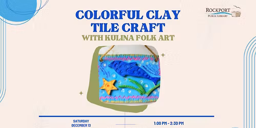 Colorful Clay Tile Craft with Kulina Folk Art