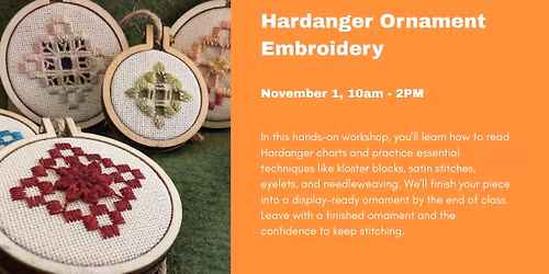 Hardanger Ornament Embroidery