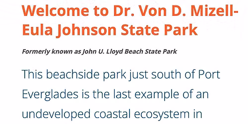 FIGHT for Florida Parks, Broward