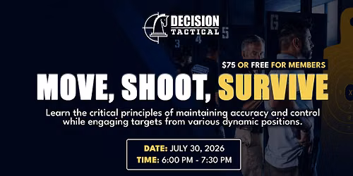 Move, Shoot, Survive | Orlando Tactical Class