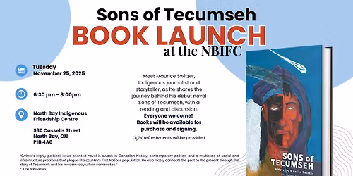Sons of Tecumseh - Book Launch