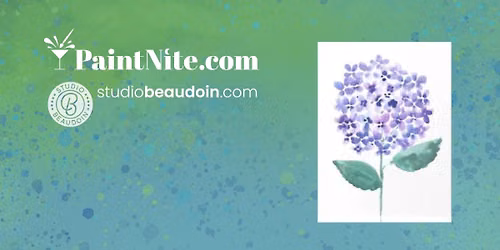 Paint Nite: Watercolour Hydrangea