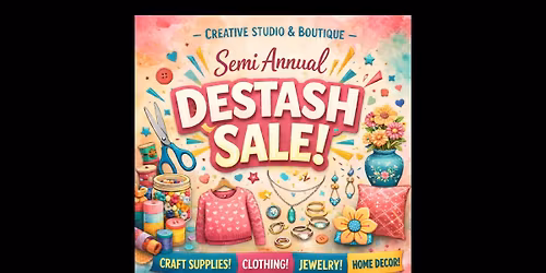 Leavenworth Semi Annual HUGE Creative Studio & Boutique Destash Sale