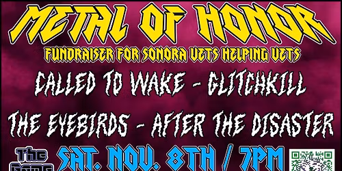 Metal of Honor: Fundraiser for Sonora Vets Helping Vets