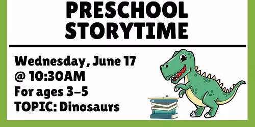 Preschool Storytime - Dinosaurs