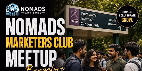 Nomads Marketers Club Meetup Bangalore