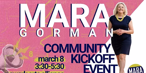 Mara Gorman, Community Kick Off Event
