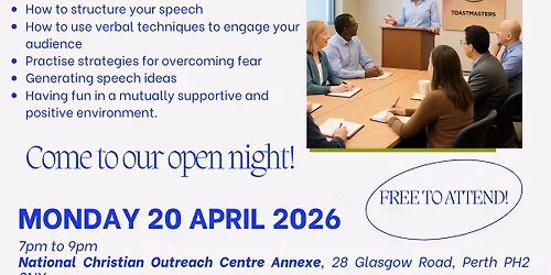 Toastmasters Open Night