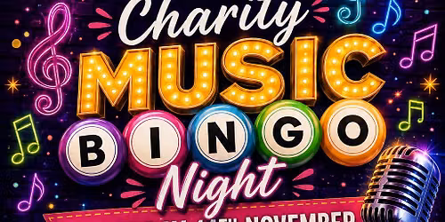 Charity Music Bingo 