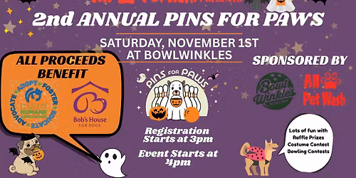 Second Annual Pins for Paws