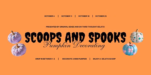 Pumpkin Decorating: Scoops & Spooks Sundays