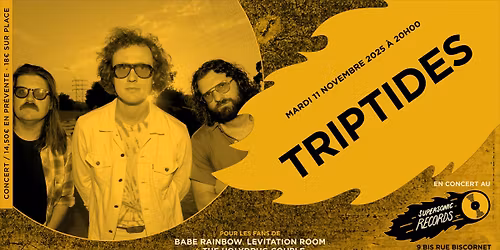 Triptides en concert au Supersonic Records \u00b7 Paris