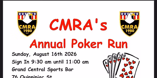 CMRA annual poker run